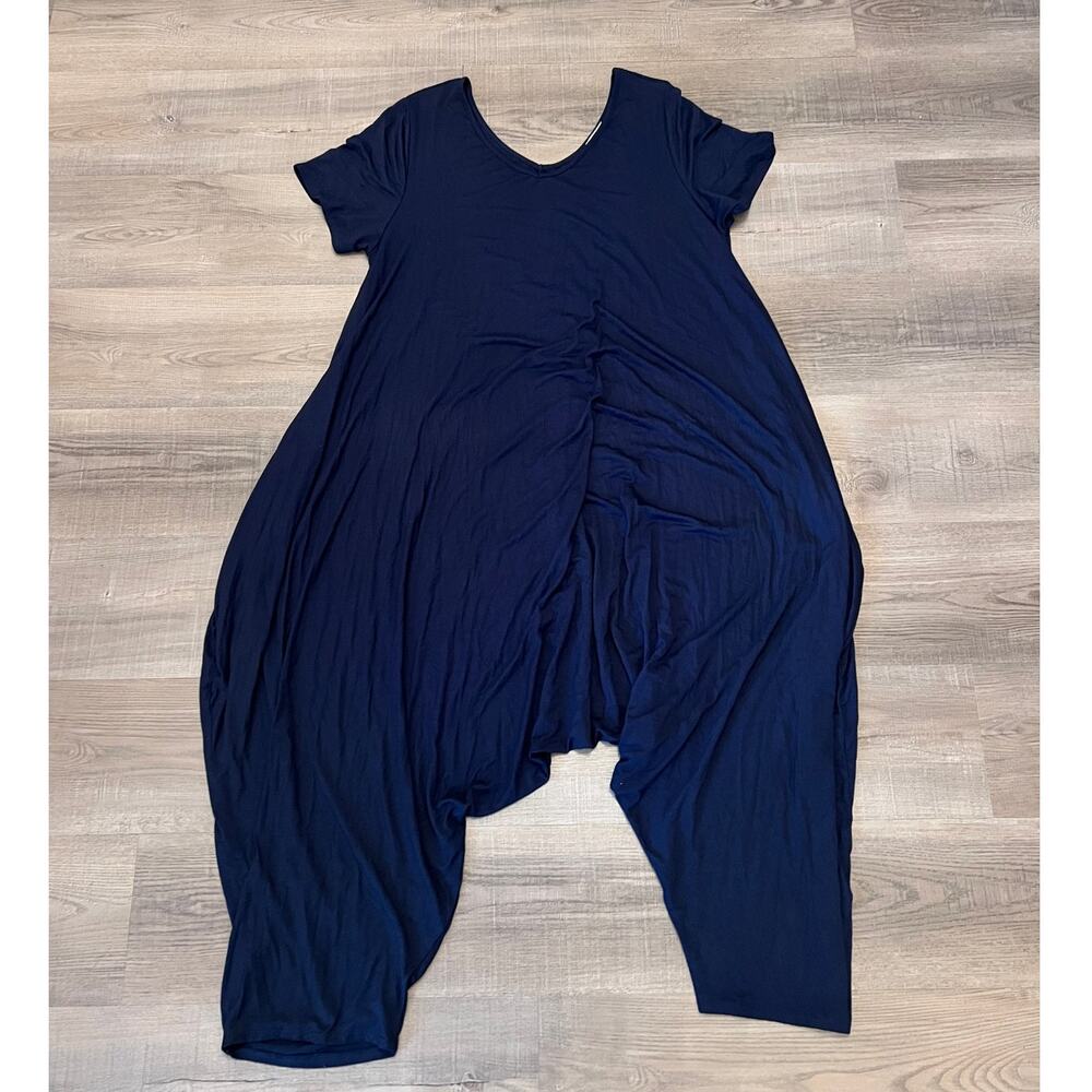 Allium Navy Harem Jumpsuit / Loose Fit Romper
